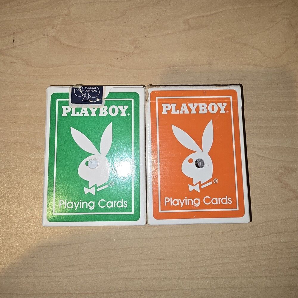 VTG Full Deck Bee Club 92 Special Playing Cards Casino Playboy Bunny 80s 2 Packs